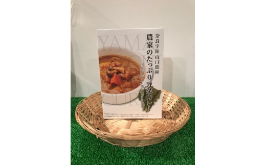 定期便 ３ヶ月 農家のたっぷり野菜カレー １０個 月１回 ／ 山口農園 有機野菜 オーガニック 伝統野菜 レトルト 詰め合わせ ギフト カレーセット スパイス 飯 キャンプお取り寄せ 奈良県 宇陀市 