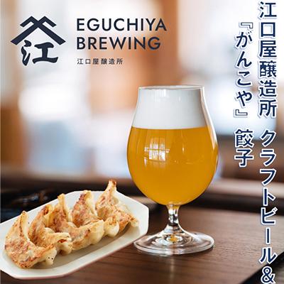 ふるさと納税 かすみがうら市 江口屋醸造所クラフトビールのグルメセット〜餃子2種〜【複数個口で配送】
