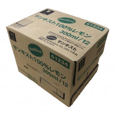 ふるさと納税 半田市 mizkan「サンキスト」レモン300mlボトル×12本 100%レモン果汁 |  | 01