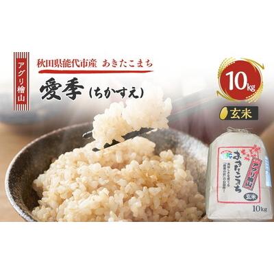ふるさと納税 能代市 令和7年産 アグリ檜山米 愛季 玄米 10kg  あきたこまち[No.5335-1662]