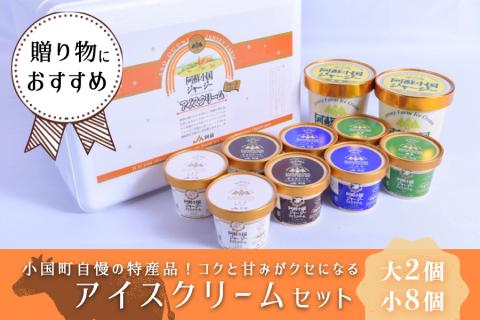 【JA阿蘇】「阿蘇小国ジャージーアイスクリーム」※大2個・小8個（IS-1）