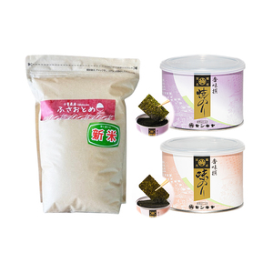 のり　ふさおとめセットA　　【ふさおとめ 2kg無洗米 ・焼のり、味のり】　お米 米 こめ コメ 海苔 セット コラボ商品 千葉県 千葉市