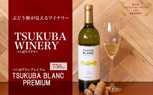 ワイン TSUKUBA BLANC プレミアム つくばワイナリー 1本 750ml 日本ワイン │ 国産ワイン お酒 葡萄 ぶどう ブドウ ワイナリー 辛口 茨城県 つくば市