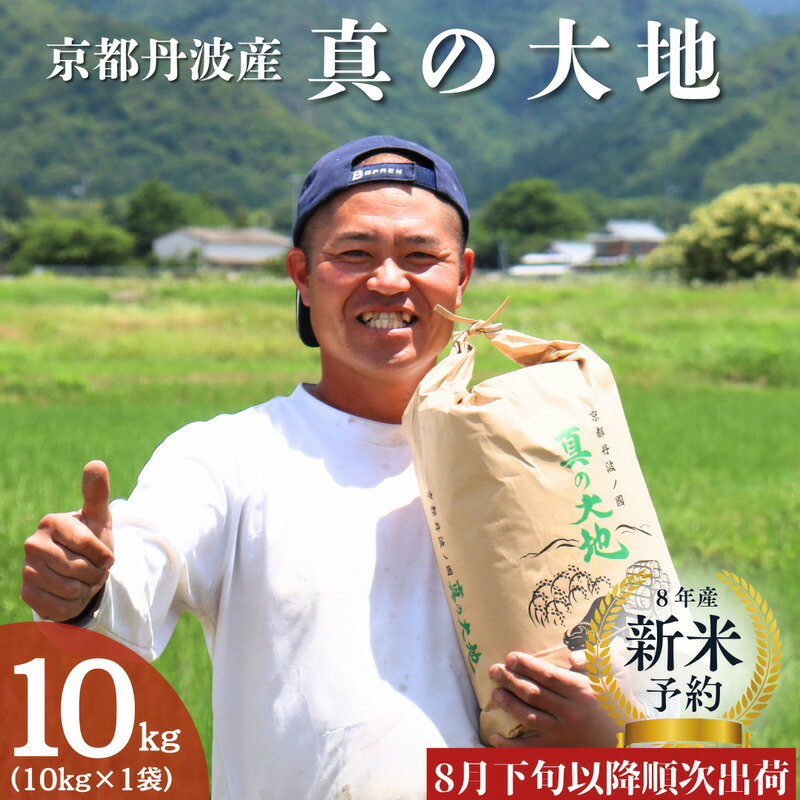 【ふるさと納税】【令和8年産新米 予約】 京都丹波産 コシヒカリ 真の大地 10kg　お届け：令和8年8月下旬以降順次発送