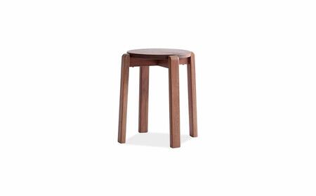 旭川家具　山室家具製作所　ALTO(アルト)　No.1　丸スツールウォールナット