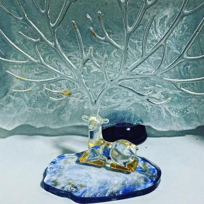 ふるさと納税 田原本町 deer figurine(鹿の置物) |  | 01