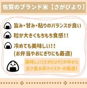 CI091_有機肥料を使って栽培した≪特選さがびより≫みやき町産【精米4.5kg】白米