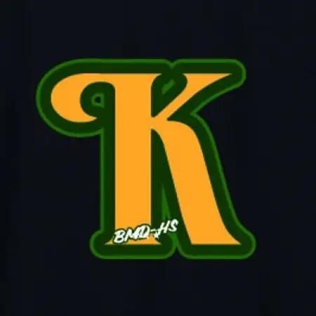 JTTA公認　卓球ユニフォーム【男女兼用(ドライ):Mサイズ】アルファベット　K　ブラック_装飾品・工芸品  洋服 _【1566504】