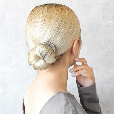 ふるさと納税 静岡市 【女性のアイデア×職人技】ステンレス製かんざし「Arc Liner / Silver」 |  | 03