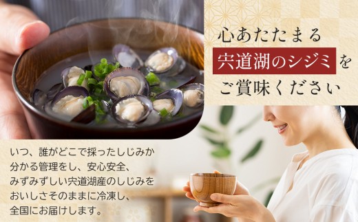 宍道湖産 冷凍 しじみ Мサイズ  2.2kg（220ｇ×10袋）殻幅12mm～14mm｜しじみ  小分け 個包装 砂抜き済 冷凍 貝 詰め合わせ お取り寄せ グルメ kai cai 栄養 料理 調理 レシピ 蜆 島根県 出雲市