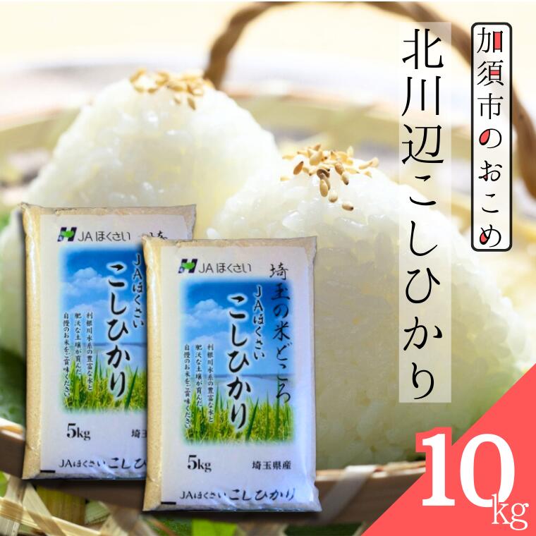 【ふるさと納税】【令和7年】北川辺こしひかり　精米10kg