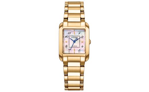 シチズン 腕時計 シチズンL EW5603-89Y CITIZEN 時計 SQUARE Collection 岩手県 北上市 Q0229 レディース ファッション 小物 ウォッチ 白蝶貝 光発電エコ・ドライブ 5気圧防水 ※2/3より価格変更となりました