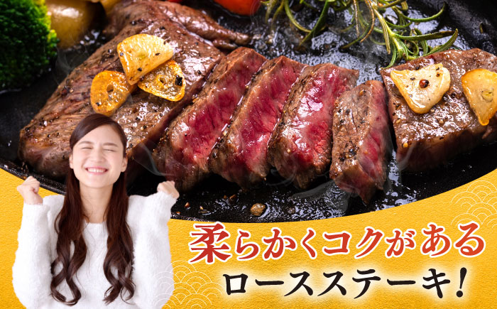 佐賀牛ロースステーキ 計400g（200g×2枚）/  ロース ステーキ 牛肉 国産 和牛 / 佐賀県 / 中山牧場 [41AOCW007]