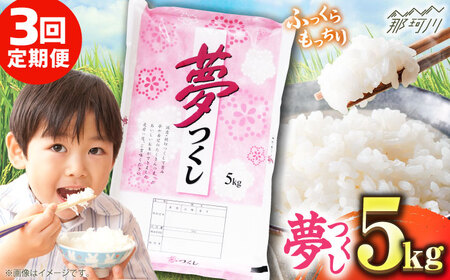 【全3回定期便】 【令和7年度産 新米！】福岡県産米 夢つくし 5kg 精米 夢つくし ゆめつくし[GGI002]