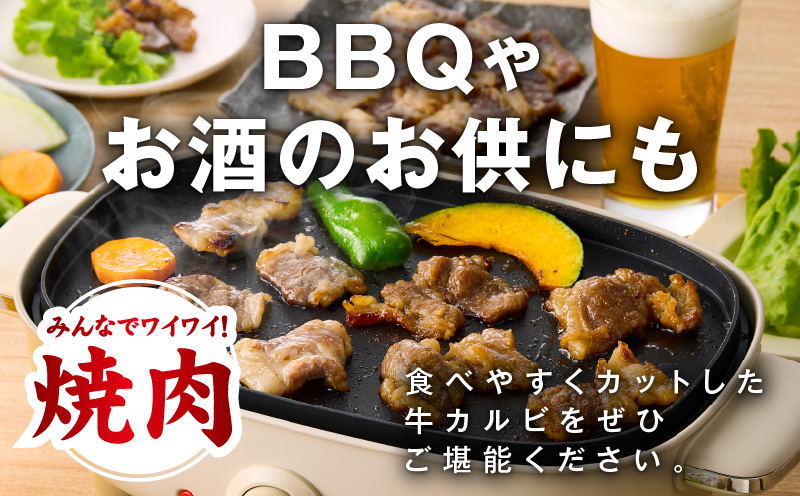 牛カルビ 焼肉用 タレ漬け+塩麹漬け 合計1kg（250g×各2袋） 【味付け 小分け 焼くだけ 簡単調理 BBQ 牛肉 250g×4袋】 G3353