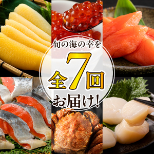 定期便 海の幸バラエティーコース 年7回【er001-040】