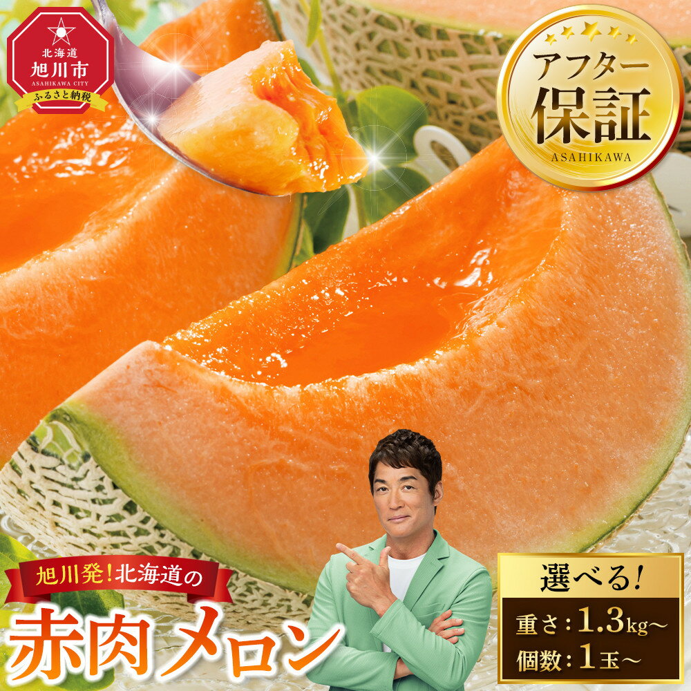【ふるさと納税】【26年発送先行予約】旭川発！北海道の赤肉メロン（2026年発送） | 果物 赤肉メロン フルーツ メロン 糖度 旭川市 北海道 旭川市ふるさと納税 北海道ふるさと納税 お取り寄せ 旬 送料無料