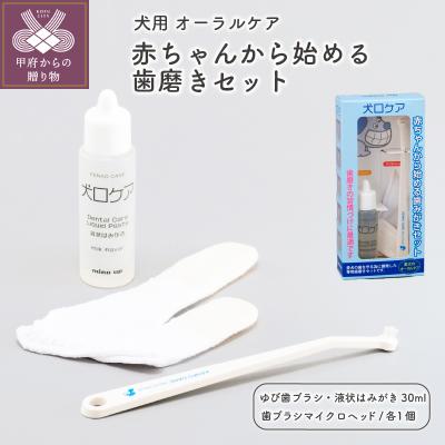 ふるさと納税 甲府市 犬口ケア 赤ちゃんから始める歯みがきセット