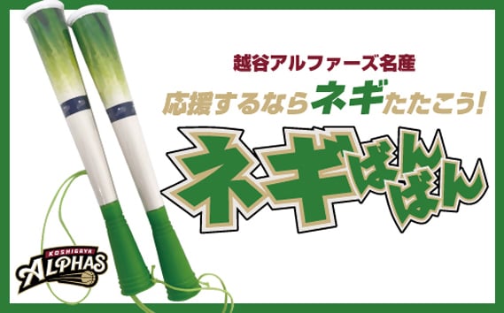 
            【越谷アルファーズ】ネギばんばん ／ 越谷 アルファーズ スポーツ チーム バスケ バスケットボール プロバスケットボールチーム 男子バスケット グッズ 応援グッズ 応援アイテム ファングッズ ネギばんばん 地元 応援 ツインメガホン 公式グッズ 埼玉県 No.125
          