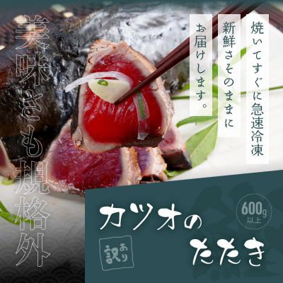 ふるさと納税 芸西村 訳ありカツオのたたき600g+ブリ漬け丼の素80g×5P【KYF120】 |  | 03