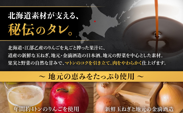 大畠精肉店の上肉じんぎすかんミニパック250g×2袋（計500g）【13021】