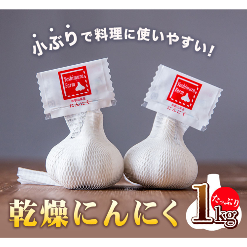 料理にぴったり小さめサイズ乾燥にんにく　たっぷり1kg ロイヤルリノベーション株式会社 《90日以内に出荷予定(土日祝除く)》 和歌山県 紀の川市