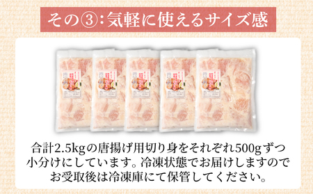 鶏むね からあげ 阿波尾鶏 2.5kg 唐揚げ用