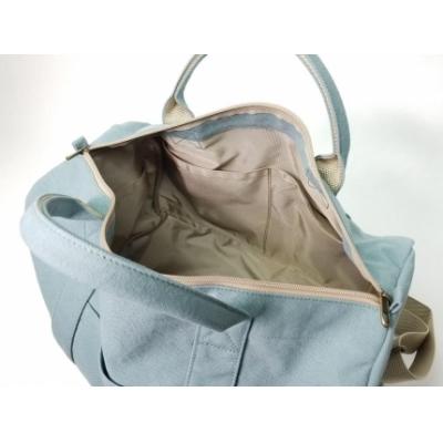 ふるさと納税 栃木市 【いちひこ帆布】 トラベルボストン/水色 |  | 03