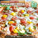 【ふるさと納税】薪窯焼き冷凍「YOGANSU PIZZA」2枚セット（みはら神明鶏の燻製＆だいわれんこん）011003