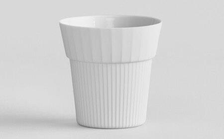 【有田焼】UTSUA Cup Medium Gloss white カップ2点  / 食器 ギフト 贈答用 陶磁器 プレート やきもの / 佐賀県 / 株式会社まるぶん [41APCD069]