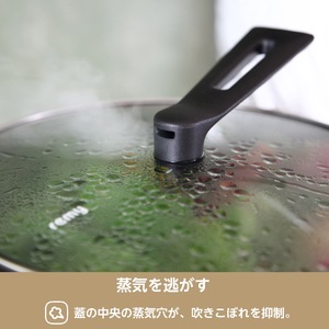 レミパンミニ 20cm ホワイト RHF‐401 【 フライパン セット 蓋 レミパン キッチン 蓋付き くっつかない 軽い ホワイト 白 平野レミ IH 鍋 ガス キッチン用品 燕三条 新潟県 燕市