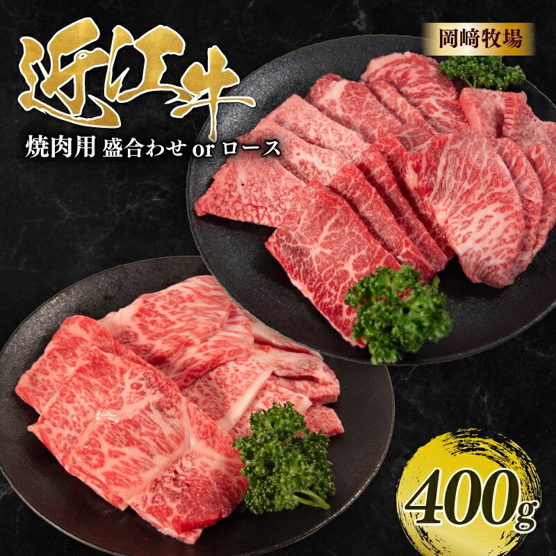 【ふるさと納税】 近江牛 焼肉用 400g 選べる 盛り合わせ ロース 完熟近江牛 近江日野牛 サーロイン リブロース カタロース 肩ロース 焼肉 やきにく BBQ キャンプ 焼肉 焼き肉 牛肉 和牛 近江牛 国産牛 肉 にく 長期肥育 生体熟成 贈答 プレゼント 滋賀県 日野町 岡崎 牧場