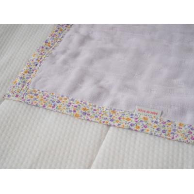 ふるさと納税 泉大津市 8重ガーゼケット (ラベンダー×花柄) シングルサイズ |  | 02