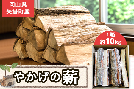 やかげの「薪」 10kg (5kg×2束) 備中南森林組合 岡山県矢掛産《60日以内に出荷予定(土日祝除く)》 薪 まき キャンプ 用品 夏 バーベキュー---osy_bityumaki_60d_22_9500_10kg---