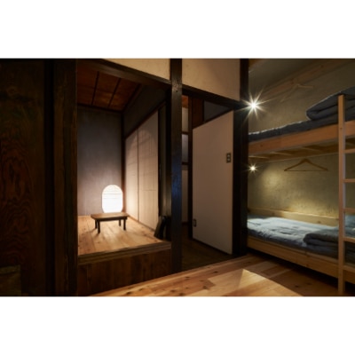 川越市 ちゃぶだいGuesthouse 4名様一泊チケット(2段ベッド×2/個室)1枚【1257050】