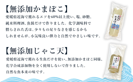 伊予蒲鉾　無添加じゃこ天と無添加かまぼこセット
