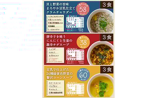 美容プロテイン 温活ダイエットスープセット (16食) 小分け スープ 食べ比べ セット 詰合せ クラムチャウダー チゲ コーン ポタージュ トマト 温活 ダイエット 美容 プロテイン 食品 F20E