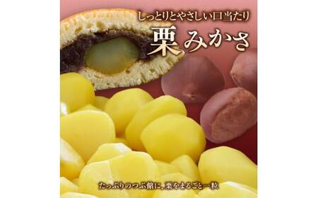 バターみかさと栗みかさ 10個入(化粧箱入り)