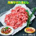 【ふるさと納税】 黒樺牛切り落とし600g 送料無料 牛肉 切り落とし 焼肉 美里町 牛肉 すき焼き しゃぶしゃぶ スライス肉 小分け 牛丼 食品 肉類 切落し 042-469