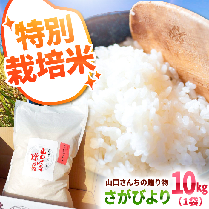 【スピード発送】 令和7年産  特別栽培米 さがびより 10kg 白米〜山口さんちの贈り物〜【y'scompany】米 10kg  精米 特A 特A評価  佐賀県産 国産米 コメ こめ お米 白米 ブランド米 さがびより 九州 佐賀県 白石町 白石 令和8年発送[IAS006]