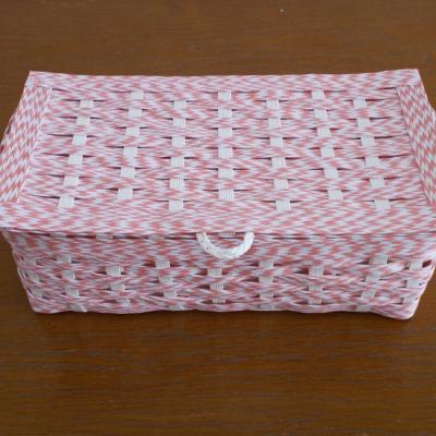 ふるさと納税 紋別市 ランドリーボックス・マスクケース付(ピンク&白) |  | 02