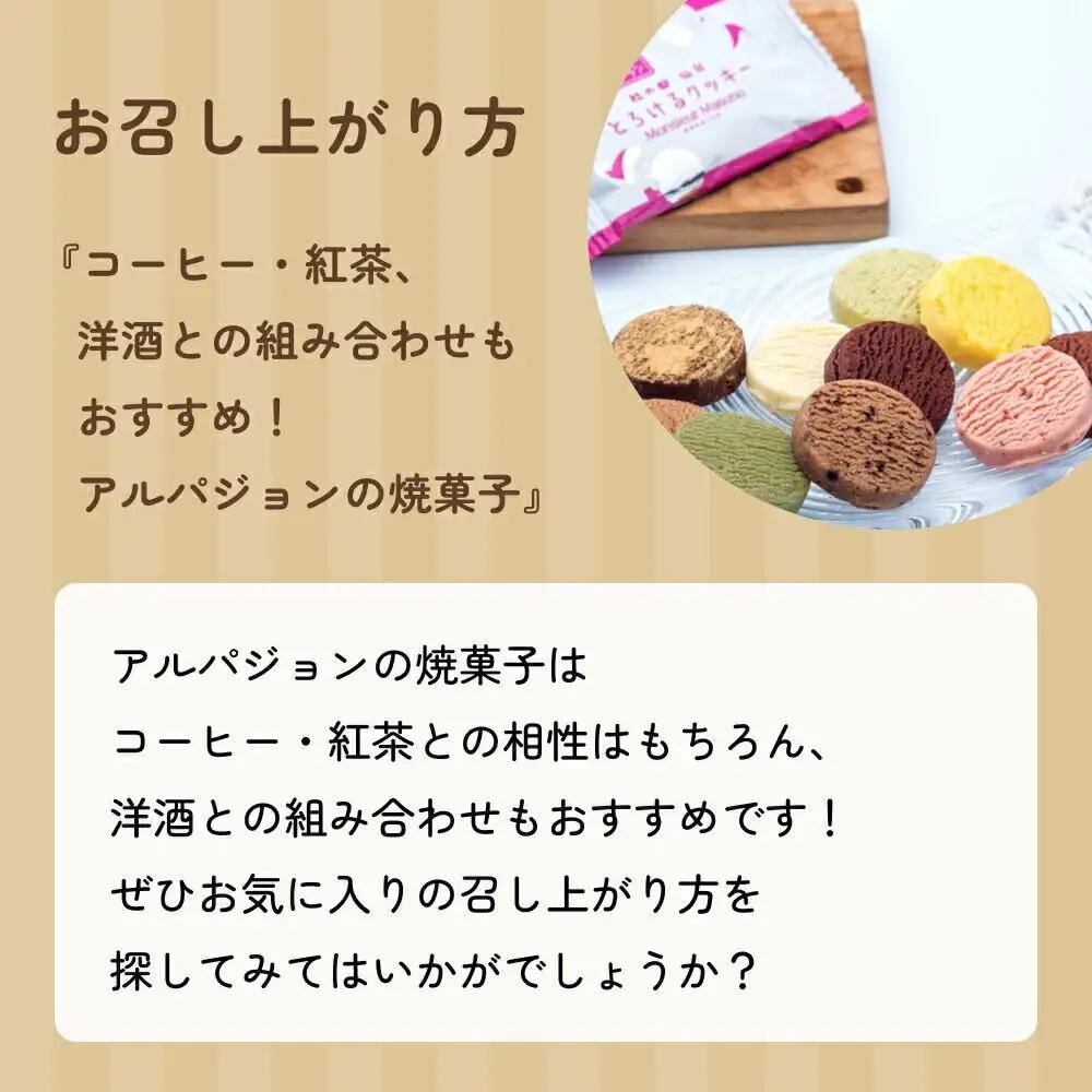 ムッシュ アルパジョン 新食感！とろけるクッキー ずんだ 2枚入り6袋入合計12枚 ベルギー産 チョコレート 使用