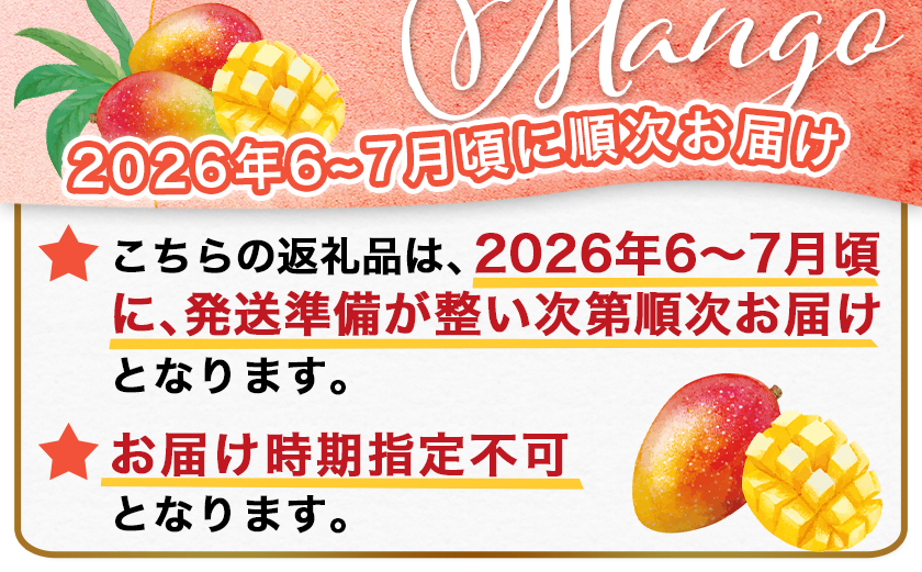 宮崎完熟マンゴー2～3玉(都城産)_AC-3303