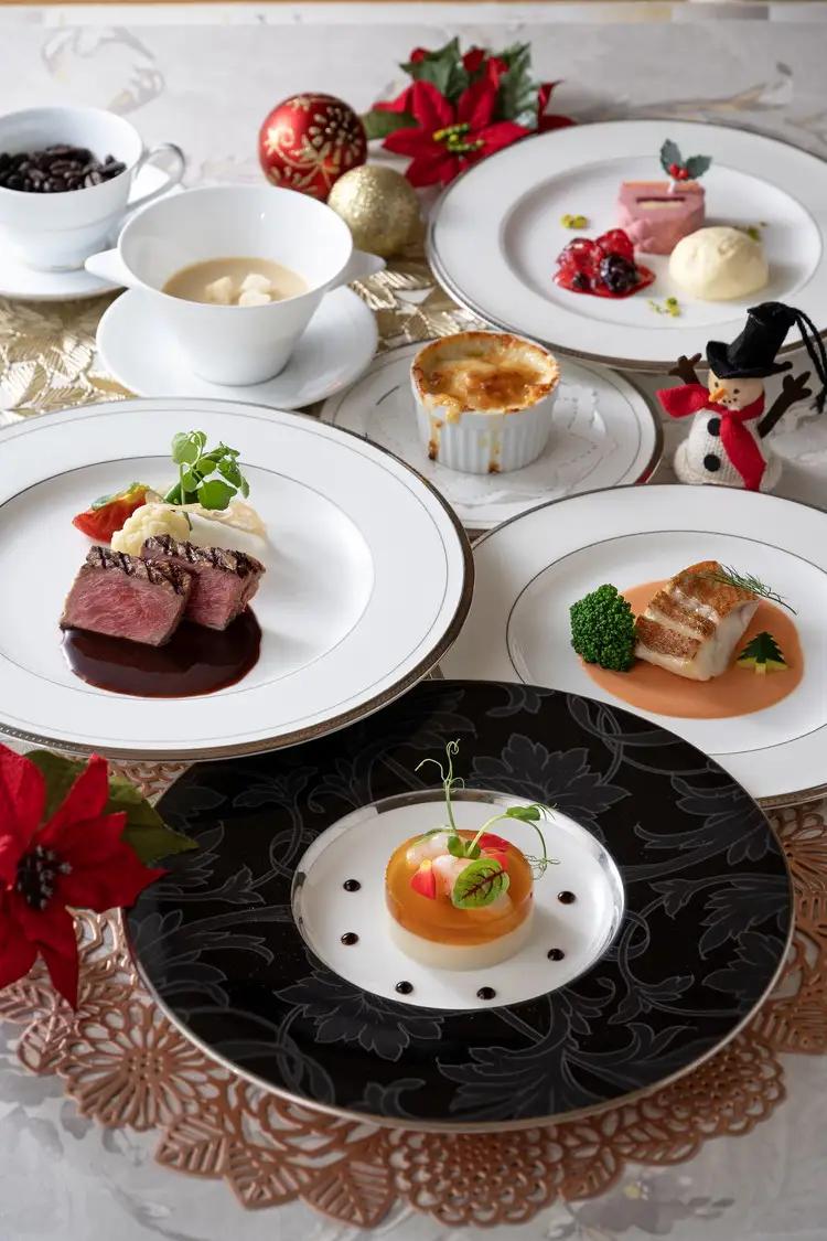 ホテルプラザ勝川『カフェレストラン ソレイユ』クリスマスディナー ペアご招待券☆Sonnet ～ソネット～ | ディナー Xmas クリスマス限定 ペアチケット 料理 食事券 ※2026年10月～発送