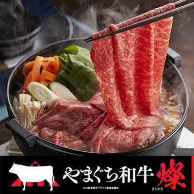 【ふるさと納税】【やまぐち和牛燦(きらめき) 】すき焼き食べ比べセット 500g(防府市)【配送不可地域：離島】【1645473】