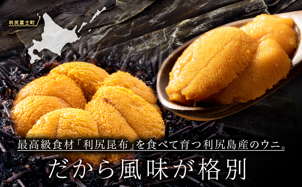 【2026年7月発送】キタムラサキウニ 200g (100g×2パック) <利尻漁業協同組合>