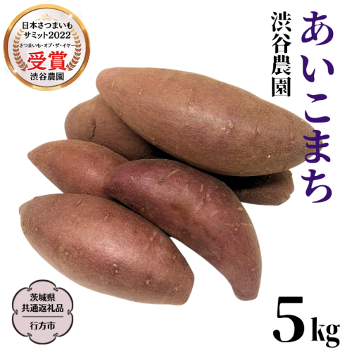 あいこまち 約5kg (茨城県共通返礼品／行方市) 2025年11月から発送開始 渋谷農園 さつまいも いも 芋 焼き芋 [DT013sa]