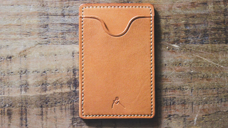 【minca】栃木レザーのタテ型パスケース 定期入れ パスホルダー01/キャメル　694【雑貨 日用品 人気 おすすめ 】