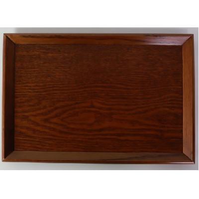 ふるさと納税 海南市 木製 羽反 すべらないノンスリップトレー 30cm 漆塗り