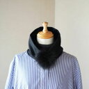 【ふるさと納税】Made in Japan カシミヤティペット（ブラック） RF258-NT【ファッション小物・ファッション・カシミヤティペット・カシミヤ】